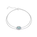 The Sea-Mist Double Chain Bracelet