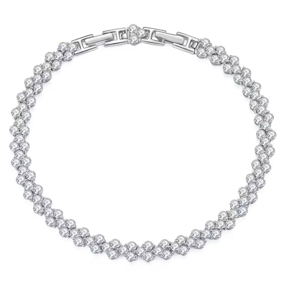 The Infinity Blossom Tennis Bracelet